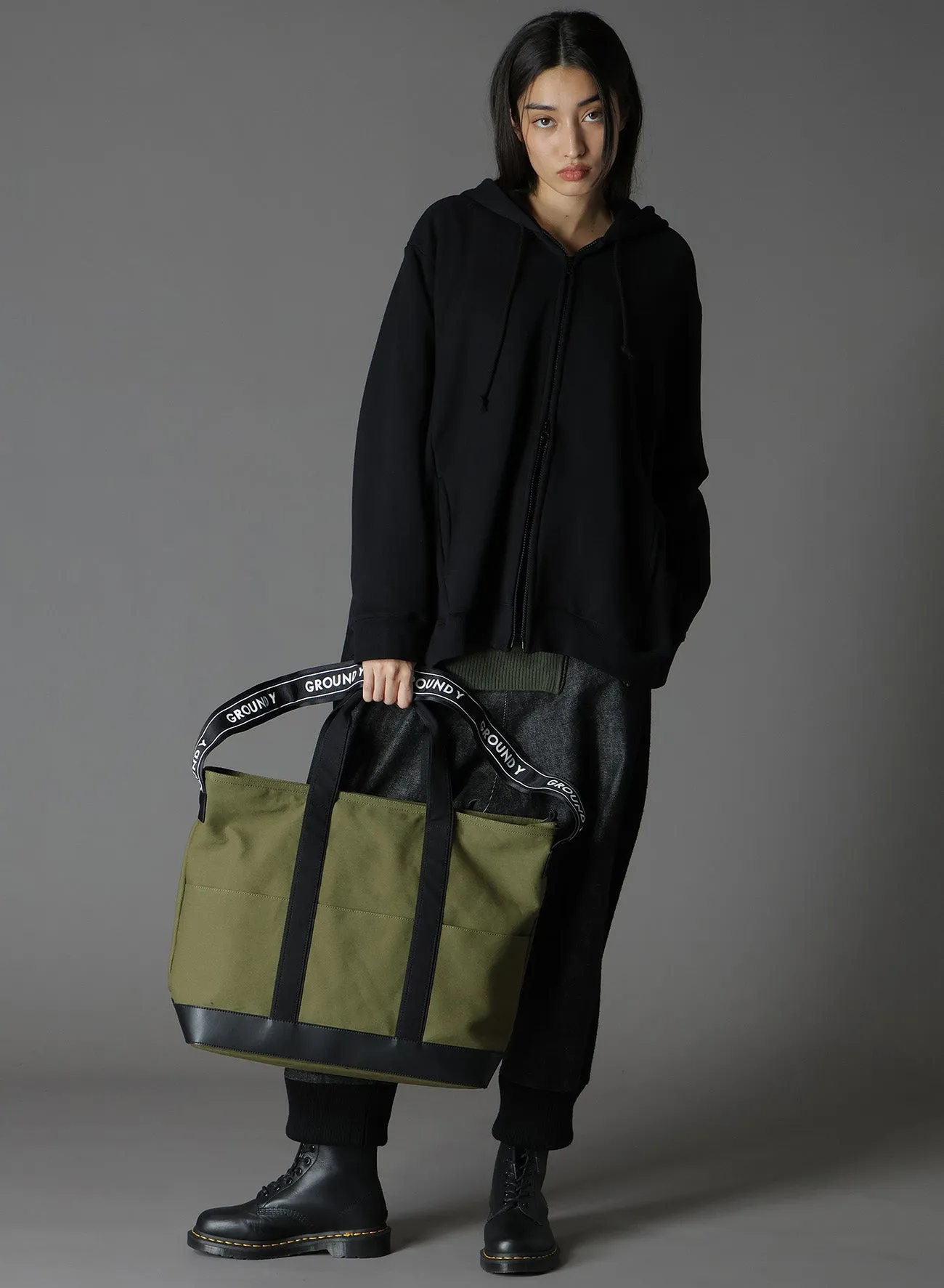 【生産数少ない為TSYY展開なし】RECYCLED NYLON MIXED WEAVE CLOTH SHOULDER & TOTE BAGS